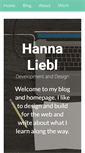 Mobile Screenshot of hannaliebl.com